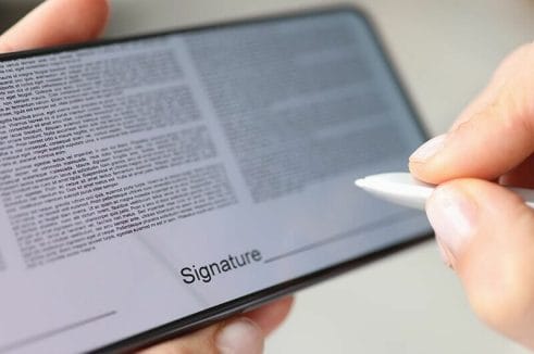 e-signatures